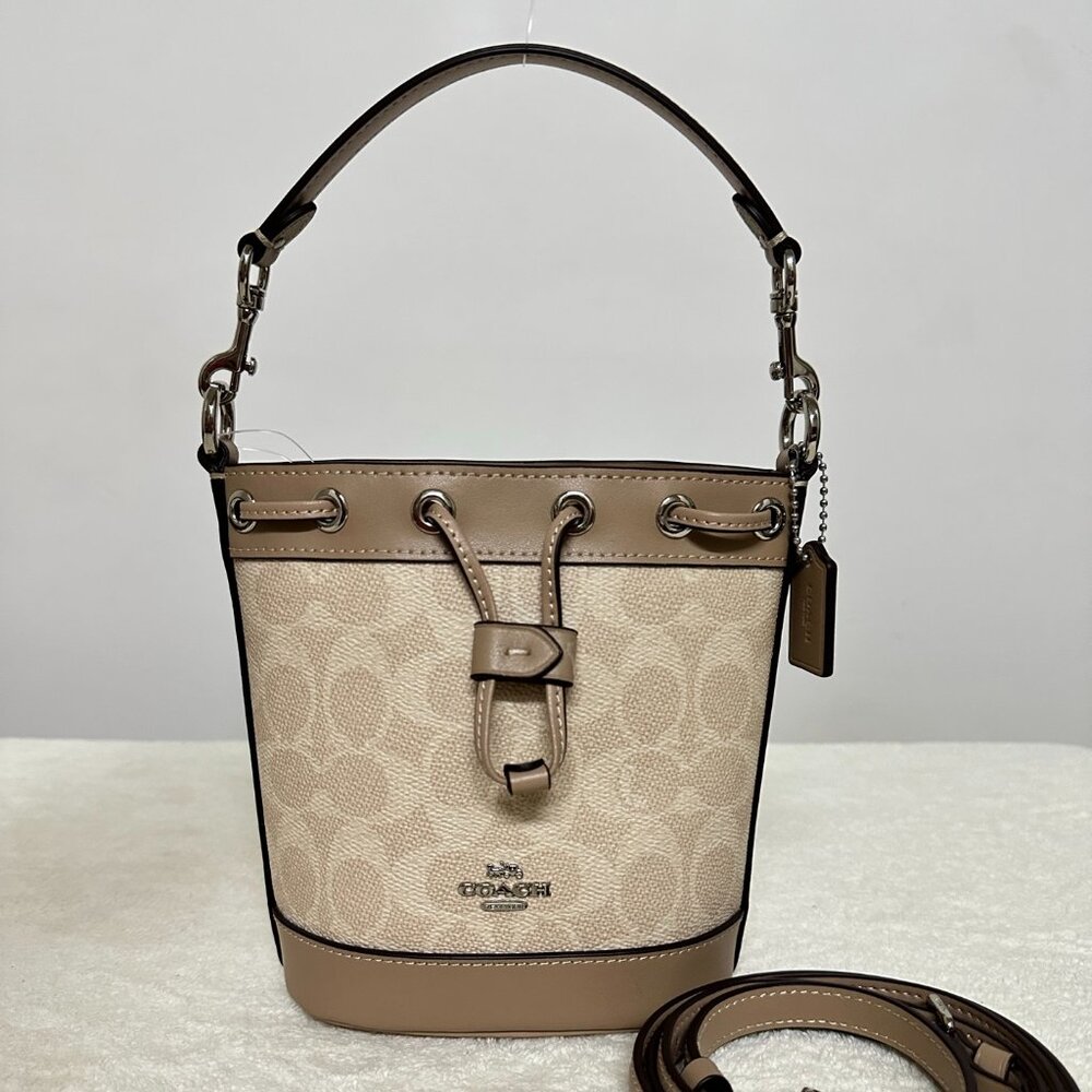 Coach mini bucket bag